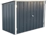 Duramax 2 Bike Metal Storage Shed Lockable Double Doors Garden Bike Storage