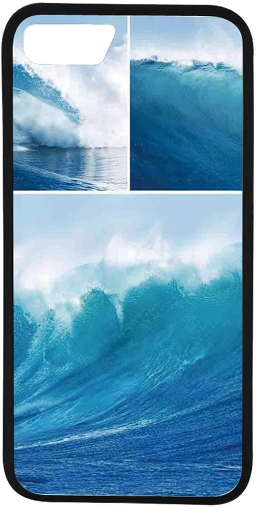 Amazon サーフラバー電話ケース 巨大な海の波の写真コラージュ リフレッシュダイビングとサーフィンのライフスタイルレジャーコンセプトアート Iphone 8対応 Iphone 8 マルチカラー Yjl Sjk H717s 01 ケース カバー 通販