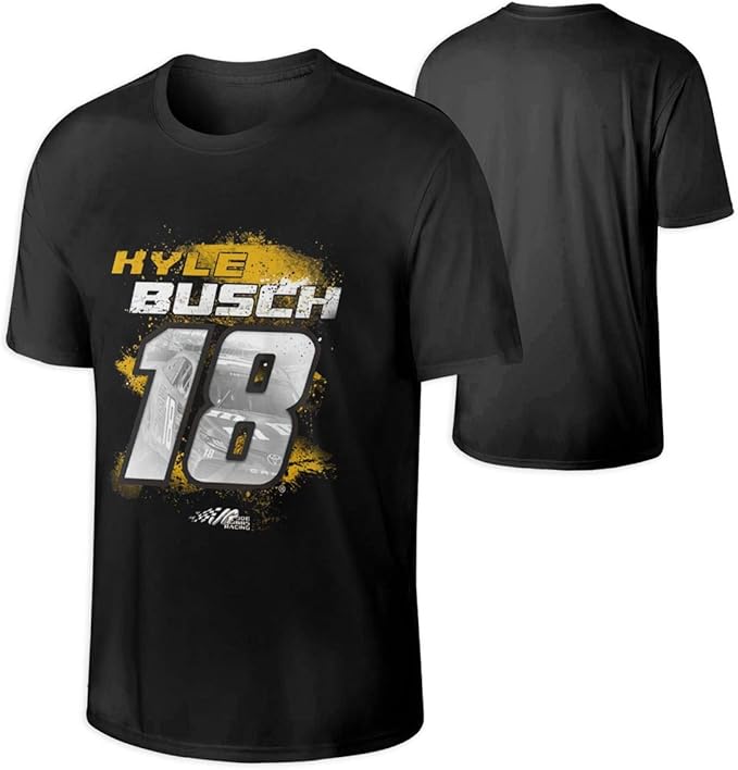 Mens Kyle Busch NASCAR Adult 2Spot Contender Racing TShirt Clothing