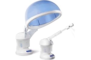 Hair Steamer Kingsteam 2 in 1 Ozone Facial Steamer, Design for Personal Care Use at Home or Salon Bar