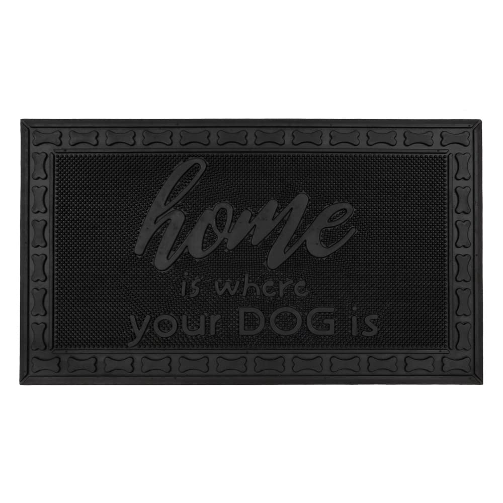 JVL Fauna Home Scraper Rubber Pin Doormat, 40x70cm