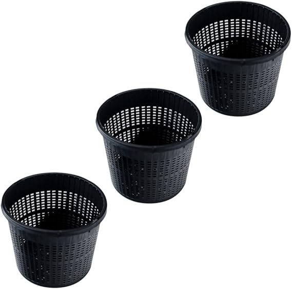 Pond Round Planting Basket 13 x 10cm 3 Pack Amazon.co.uk Garden