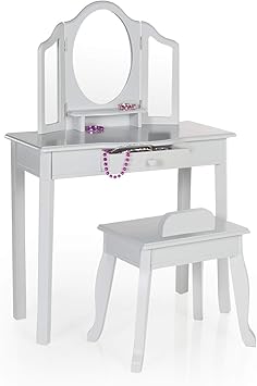 childrens wooden vanity set