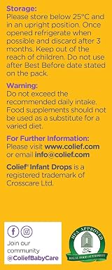 Colief Infant Drops Lactase Enzyme Drops 15 ml for Colic Relief view 5