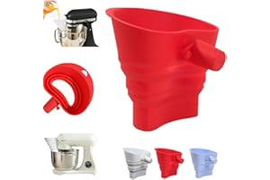 Flour Funnel for Kitchen Aid Stand Mixer,Stand Mixer Attachment,Powder Funnel with Effortless Pouring Design,Perfect for Egg 