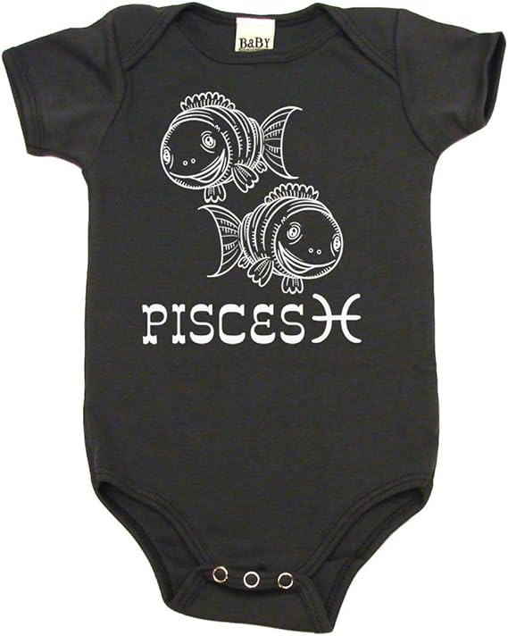 Pisces Fish Cute Baby Clothes Boy & Girl Astrology