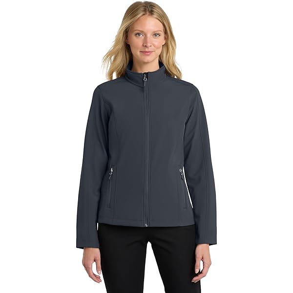 Port Authority Ladies Core Soft Shell Jacket L317, Dress Blue Navy