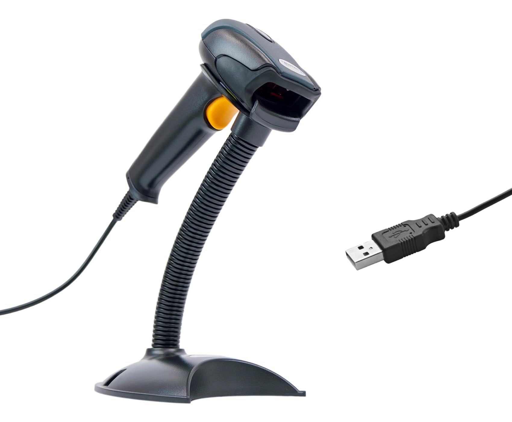 Barcode Scanner, Fast Code Reading, USB, Stand included, Auto Scanning, Function Keys, Prefix and Suffix, HDWR HD29A