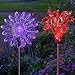Christmas Decoration Solar Flower Lights Holiday Color Changing Sunflower Lily Flower For Outdoor Garden Patio Decor by Solarduke