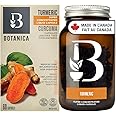 Botanica Turmeric Liquid Capsules with Black Pepper, Helps Reduce Inflammation, Antioxidant Properties & Liver Protectant, Wh