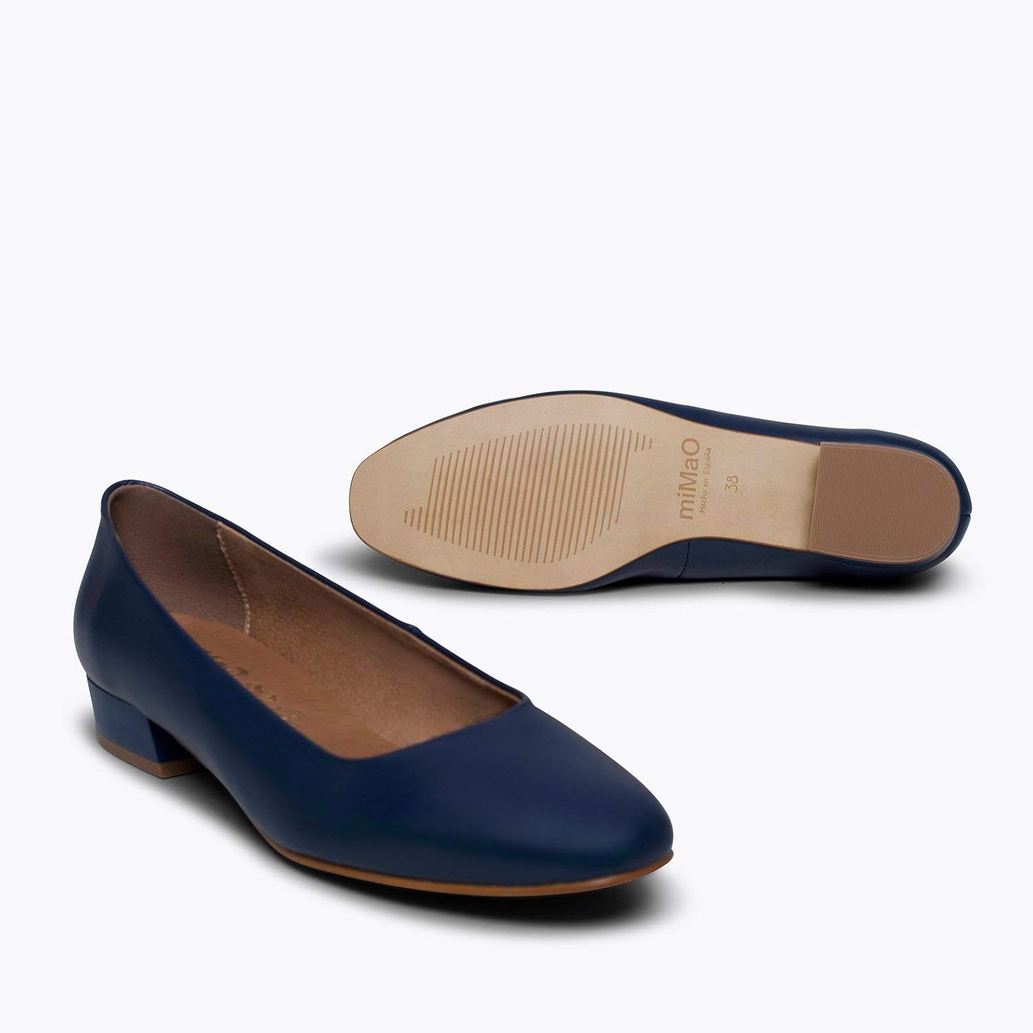 Zapatos Tacon Mujer Zapatos De Tacón Bajo MiMaO Piel De Ante