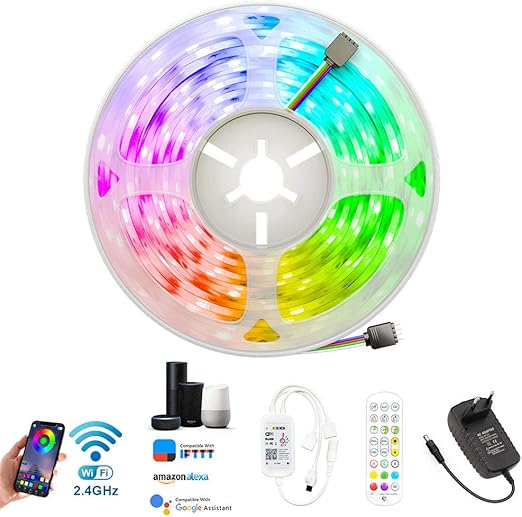 plartree tira luz led 5m wifi
