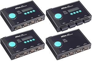 MOXA NPORT 5450 4-Port RS-232/422/485 Serial Device Server | NPort 5400 Series