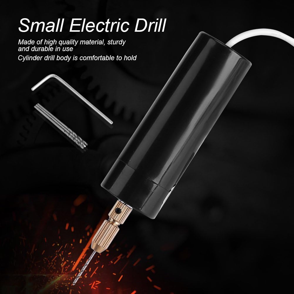 Mini Electric Drills DC 5V Portable Handheld USB Drill with 3-Piece Craft Rotary Tools for Wood Plastic Paper - Image 4