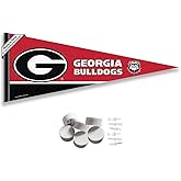 Georgia Bulldogs Pennant Flag and Wall Tack Mount Pads