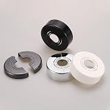 sourcing map 4pcs Shower Arm Flange ABS 70mm OD Escutcheon Plate for 20mm Pipe view 4