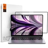 Spigen GlasTR Slim Screen Protector for MacBook Air 13" M2-M5 (2022-2026) | 9H+ Tempered glass, Scratch resistance, GlasTR Slim, Lab-tested 100% clarity, Precise cutout, Case-friendly, 1Pack