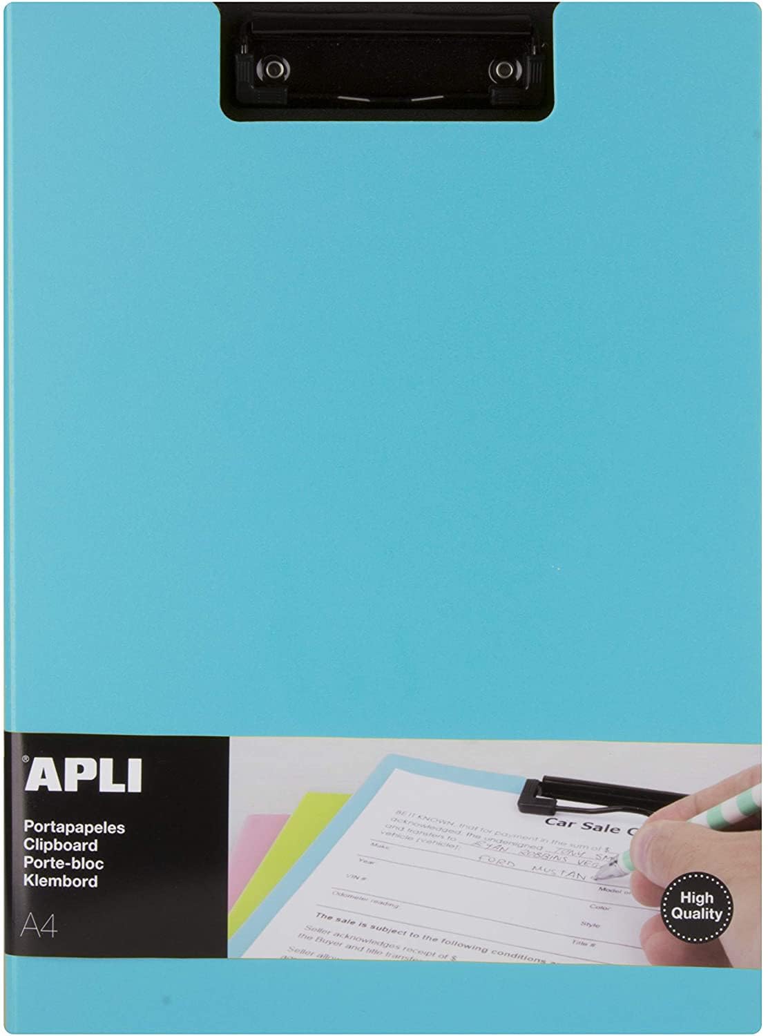 APLI 17206 - Premium Flap Clipboard Blue A4