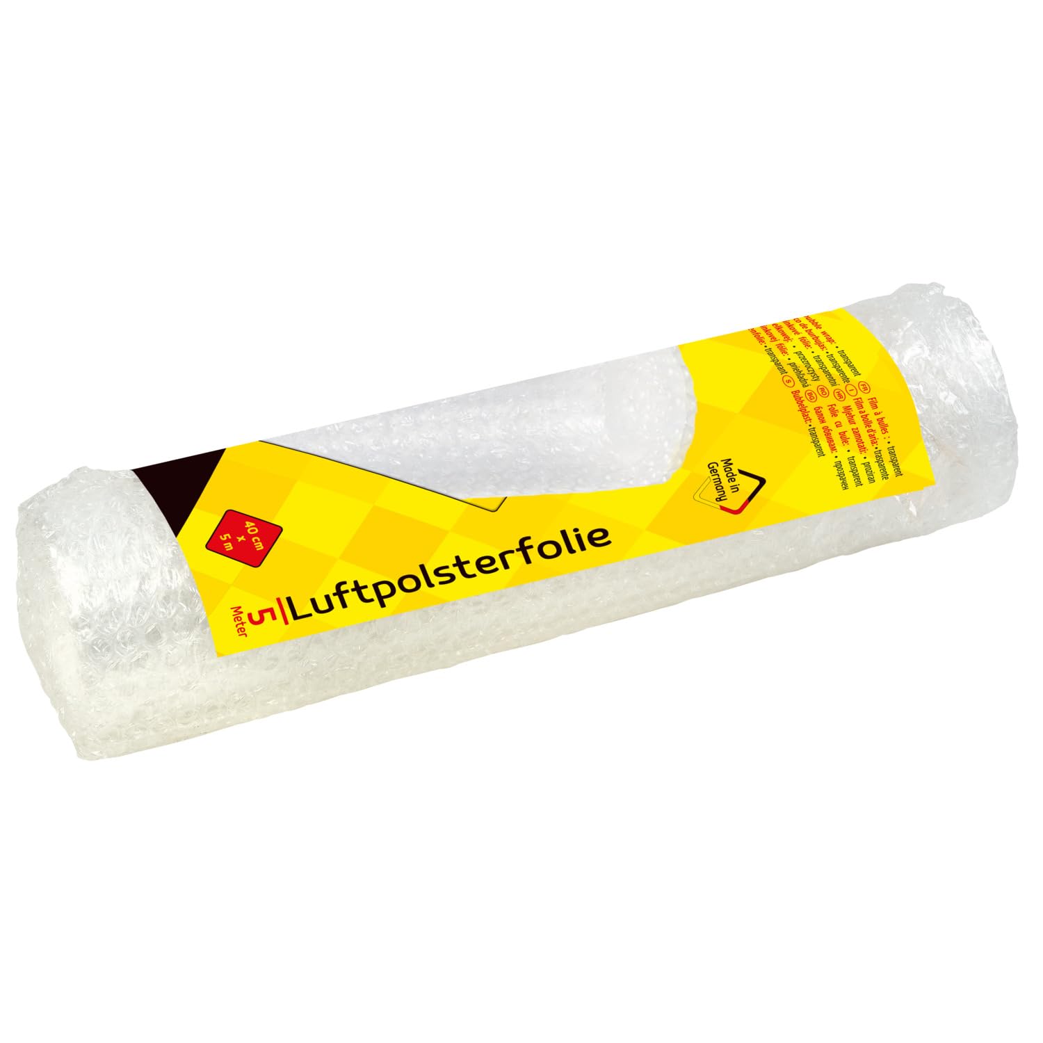 Idena Bubble Wrap for Shipping Protection - 40 cm x 10 m Roll - 70 μ - for Transportation - 10400 5 m x 40 cm 750mm x 50M White