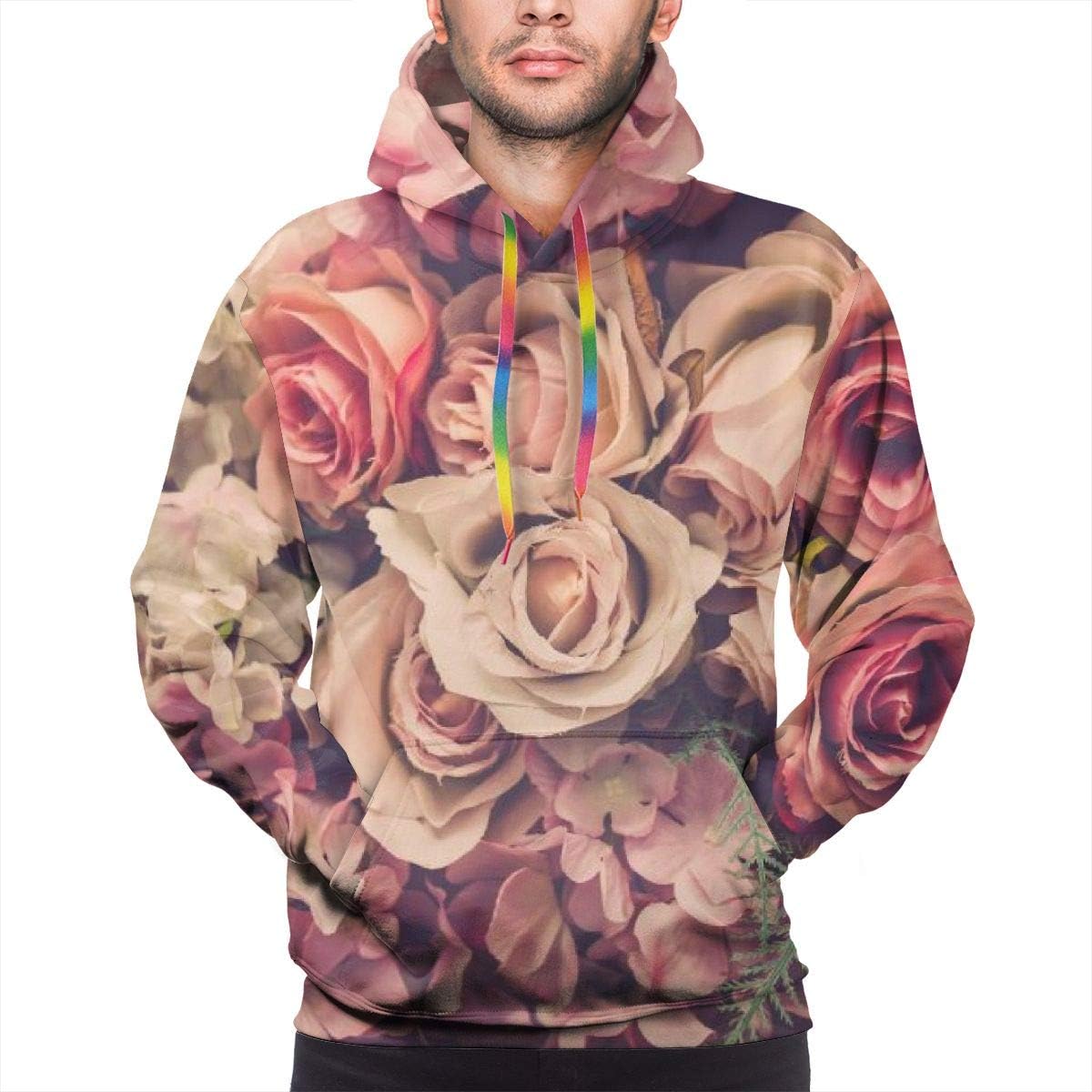retro roses hoodie