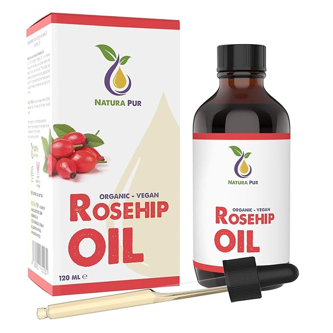 Natura Pur Organic Rosehip Oil (Wild Rose Oil) 120ml 100 cold