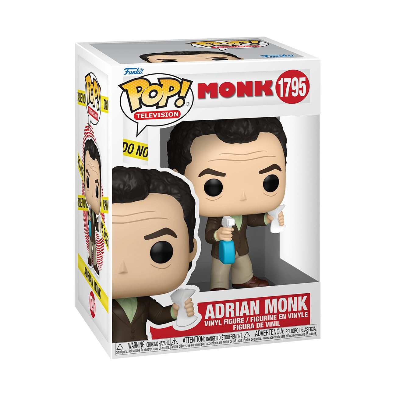 Funko Pop! TV: Nbcu Tv - Monk - Collectable Vinyl Figure - Gift Idea - Official Merchandise - Toys for Kids & Adults - Comedy Fans - Model Figure for Collectors and Display
