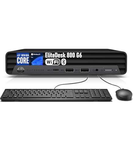 Amazon.com: HP EliteDesk 800 G6 Mini Business Desktop, Intel Core