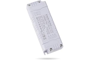REYLAX 12V 20W Dimmable LED Driver 1.67A-Compatible With Lutron Leviton Dimmer-Triac&0-10V &1-10V&PWM &100k Resistor-100-130V to 12V Constant Voltage Power Supply-LED Transformer for 12 Volt LED Strip Lights