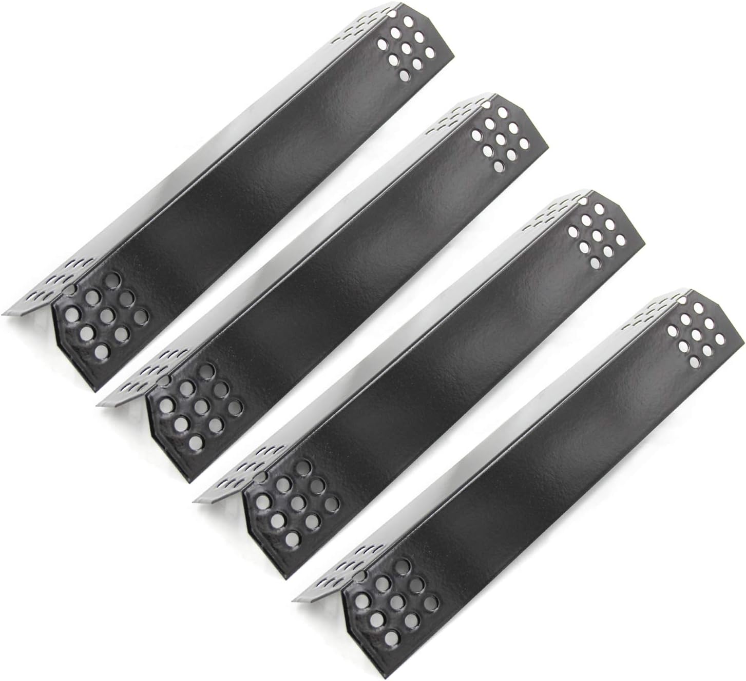 VICOOL Porcelain Steel Heat Plate Shield Replacement for Nexgrill 720-0830H,720-0783E, Grill Master 720-0697, 720-0737, 4-Pack