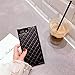 Grid leather Cases for iphone 7plus Diamond lattice back Cover for iphone 8Plus Rhombic sheepskin Capa Fundas for iPhone 7 Plus/8 Plus (iPhone 7 Plus/8 Plus 5.5'', Black)