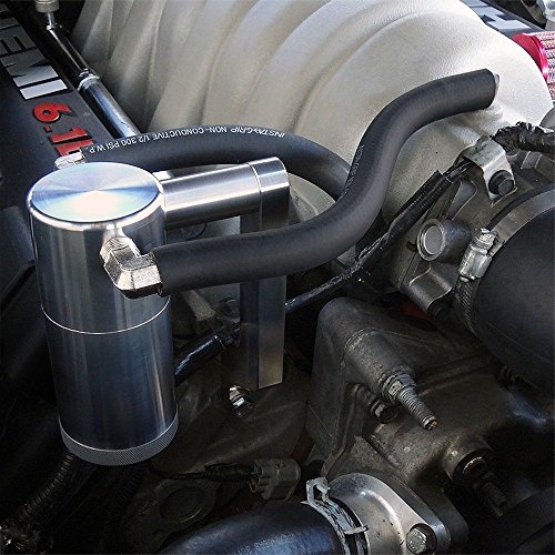 2005-2010 Billet Oil Catch Can 6.1 HEMI Technology Z Bracket (Best Oil For 5.7 Hemi Challenger)