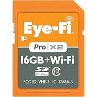 Eyefi 16GB Pro X2 SDHC Class 10 Wireless Flash Memory Card Frustration Free Packaging EYE-FI-16PC-FF