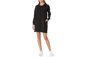 The Drop Women's Iona Long-Sleeve Hooded Mini Sweatshirt Dress