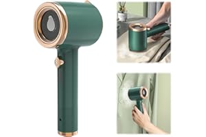 OMAKY Portable Mini Ironing Machine, Travel Mini Steam Iron, Handheld Garment Steamer, Fast Preheating Steam Dry Ironing, For Home and Travel (Green)