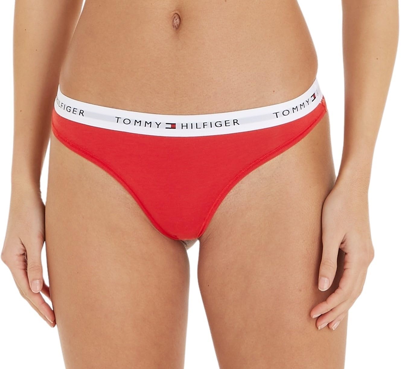 Tommy Hilfiger Women’s Thong, Red (Primary Red), XL