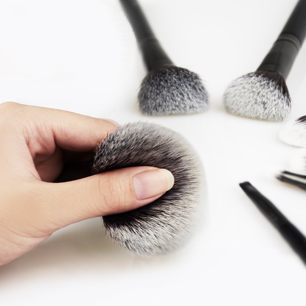 7pcs Makeup Brush Set, Premium Cosmetic Starter Brushes Kit Great for Daily Makeup Needs, Including Foundation Blush Face Powder Blending Eye shadow Eyebrow