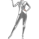 VSVO Shiny Metallic Unitard Bodysuit Catsuit