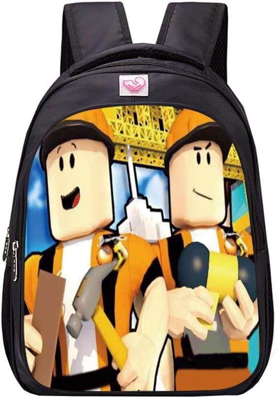NINIUBAL Unisex Roblox School Backpack Game Printed Backpack Suitable for Boy and Girl Casual Backpack