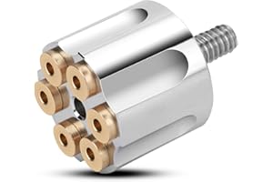 beyisi Stainless Knurled Fender Seat Bolt Screw 1/4"-20 Thread Compatible with Harley Sportster Touring Softail Dyna CVO Electra Glide Street Glide 1996-2024- Revolver