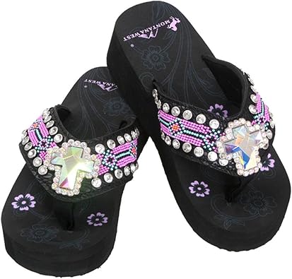 cowgirl bling flip flops