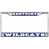 University of Kentucky Wildcats Silver Metal License Plate Frame