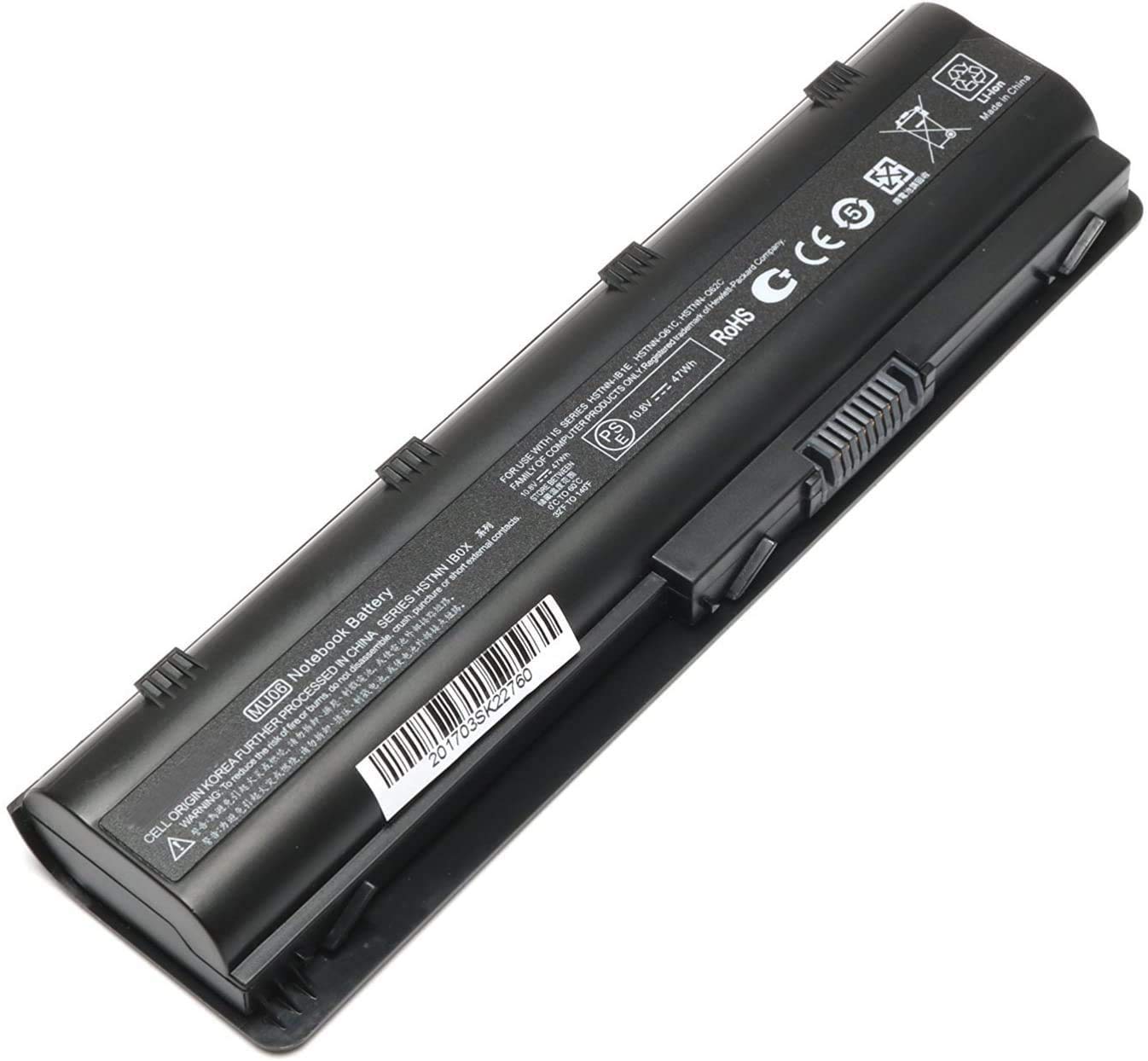 10.8V 47WH CQ42 Replacement Laptop Battery for HP Pavilion G6 G7 G6-1D38DX G6-1d21DX G6-1A30US G7-1260US MU06 MU09 Spare 593554-001 593553-001