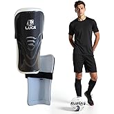 LUCA Soccer Shin Guards – Lightweight Protective Shinguards for Youth & Adults, Training & Match Play Boys, Girls, Men & Women