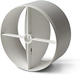 Manrose 100mm Extractor Fan Vent Back Draught Shutter 2 Flaps 1 Spring view 1