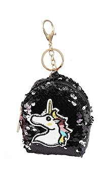 Prime Pouch Wallet for Women and Girls Unicorn Zipper Coin Purse for Hand Bag Andtravel Wear Use, Multi Color, Pack of 1