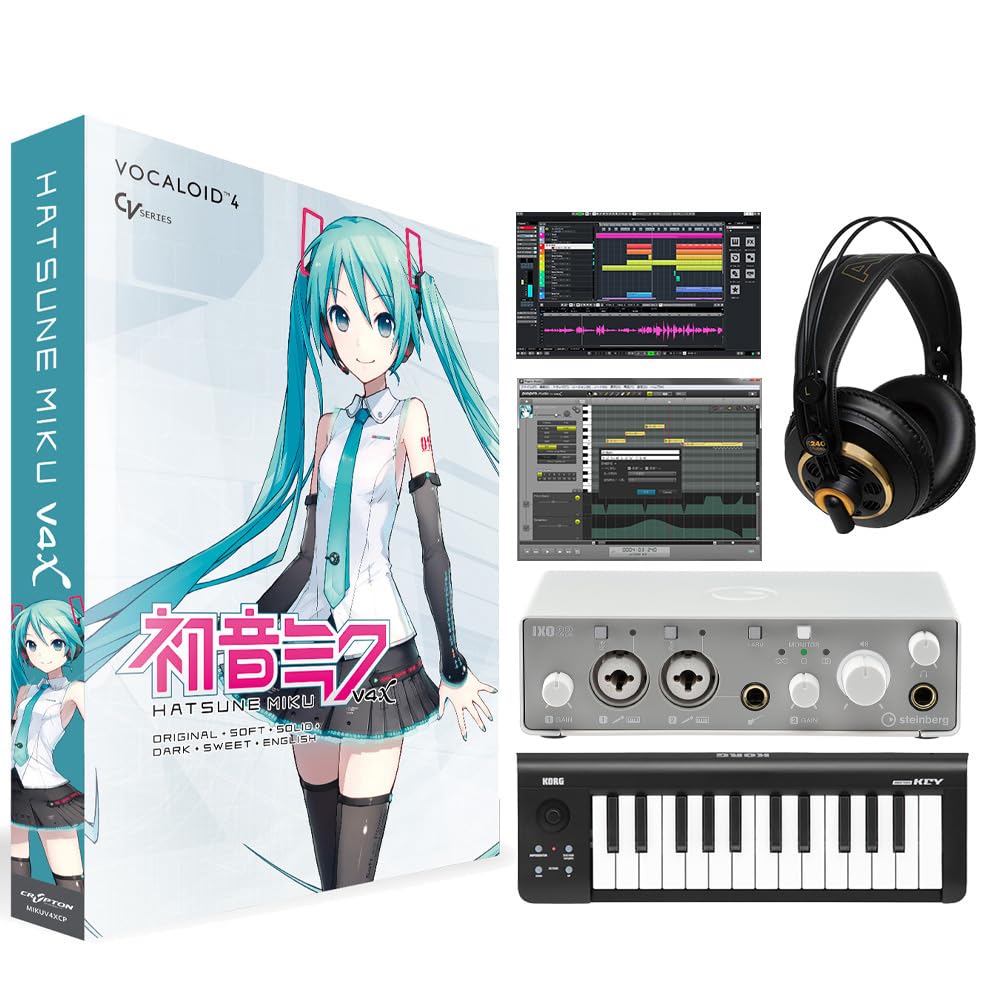 CRYPTON MIKU V4XB ボカロ初心者スターターセット 英語追加バンドル ミク ボーカロイド DTMセット クリプトン商品画像