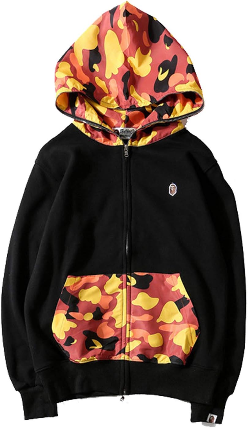 Mens Ape Bape Hoodies Sweatshirt Fashion Casual Coat Outdoor Hip-Hop Funny Tops