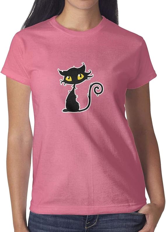 Amazon Co Jp レディーススタイル 猫柄 シャツ ノベルティ ベーシック面白い 服 ファッション小物