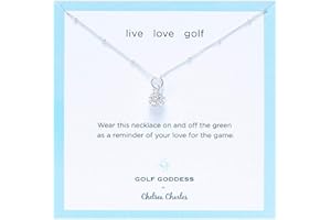 Chelsea Charles Golf Ball Charm Necklace