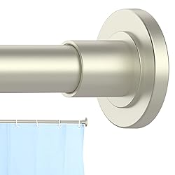 CorkLatta Brushed Nickel Shower Curtain Rod 31 to